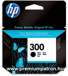 HP CC640EE NO.300 FEKETE (4ML) EREDETI TINTAPATRON (CC640EE)