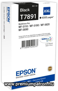 EPSON T7891 (C13T789140) XXL (4K) FEKETE EREDETI TINTAPATRON