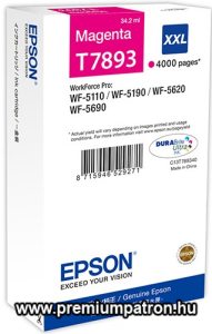 EPSON T7893 (C13T789340) XXL (4K) MAGENTA EREDETI TINTAPATRON