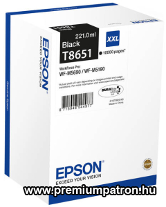 EPSON T8651 (C13T865140) (10K) FEKETE EREDETI TINTAPATRON