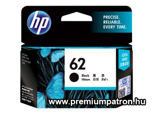 HP C2P04AE NO.62 FEKETE EREDETI TINTAPATRON (C2P04AE)