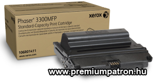 XEROX 3300 FEKETE (4K) EREDETI TONER (106R01411)