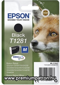 T1281 BLACK 5,9ML EREDETI EPSON TINTAPATRON