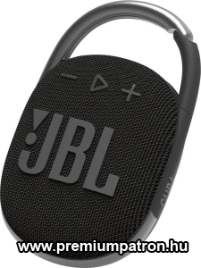 JBL CLIP 4 VÍZÁLLÓ, HORDOZHATÓ, BLUETOOTH HANGSZÓRÓ, FEKETE