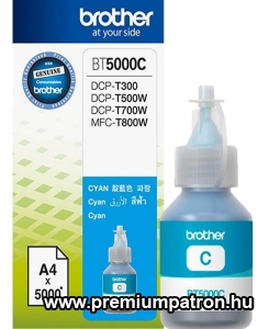 BT-5000 CYAN 5K (DCP-T300,DCP-T500W) EREDETI BROTHER TINTA